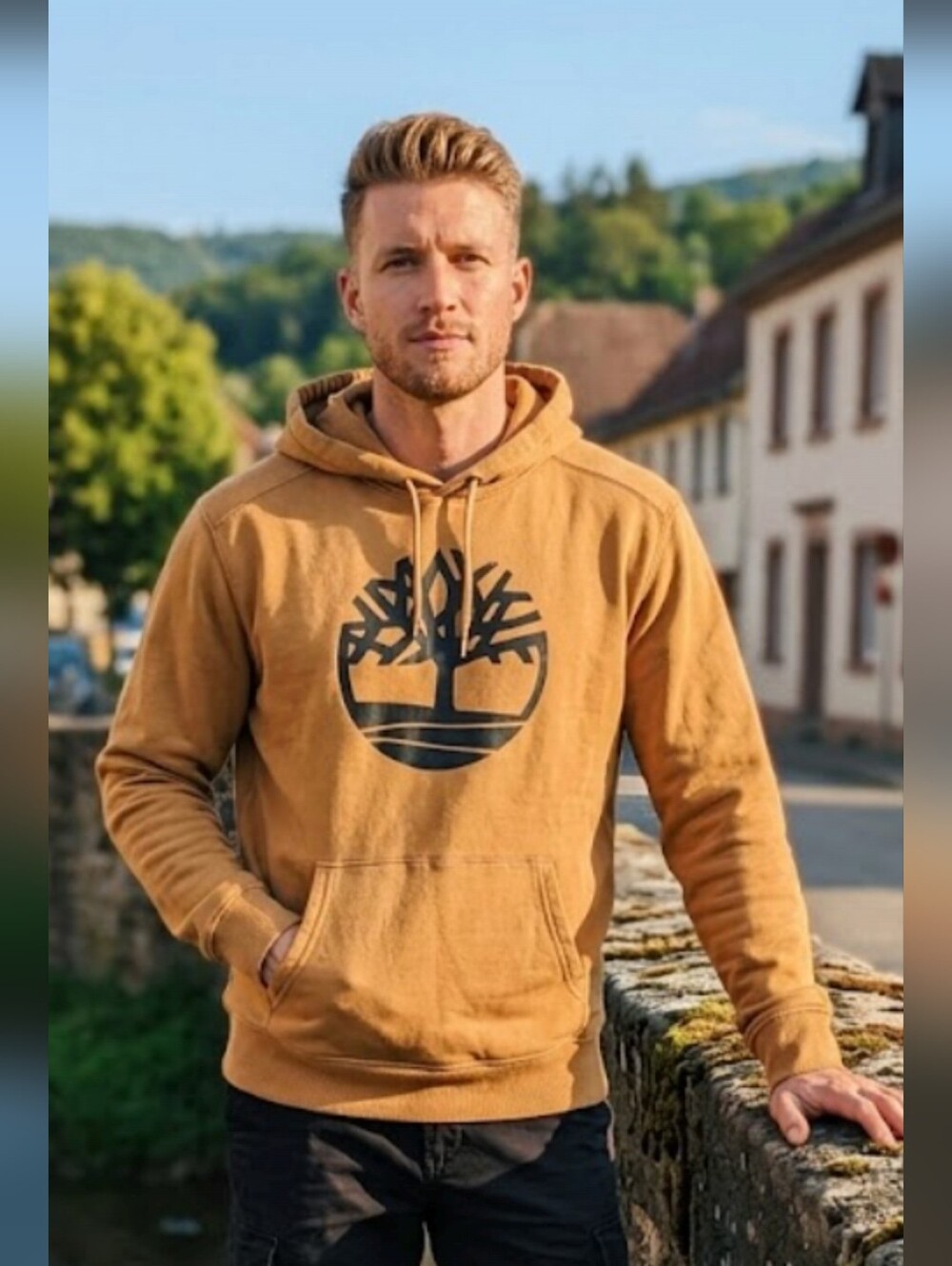 Timberland Men's Hoodie Sweater Sz L.